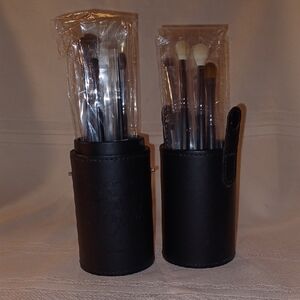 Morphe 13pc Black Makeup Brush Set with Travel Holder